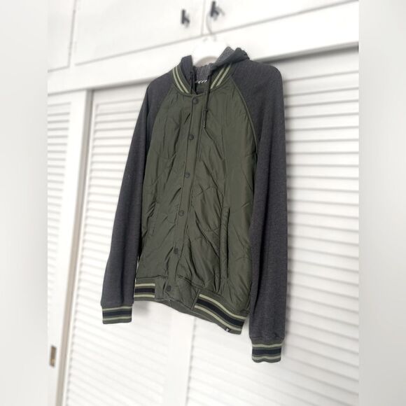 Hurley Hooded Winter Ski Jacket Coat Size L - Picture 3 of 13